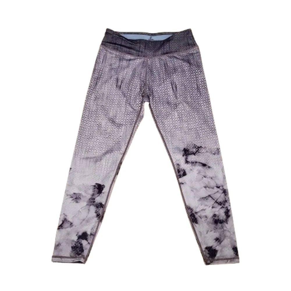 Prana Marble Gray and Blue Leggings - Picture 2 of 5